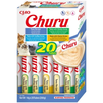 INABA Churu Variety box Tuna - cat treats - 20 x 1