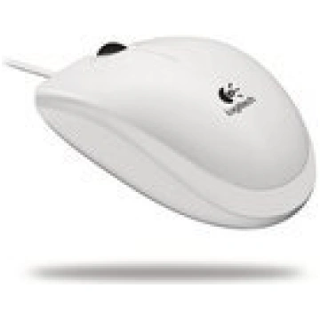 Logitech LOGI B100 Optical Mouse White USB OEM