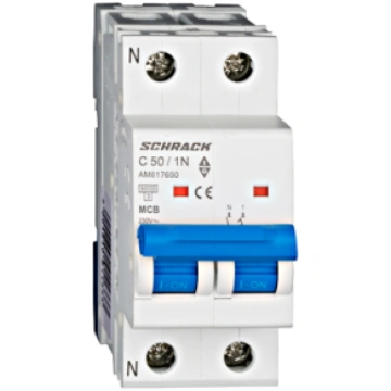 Miniature Circuit Breaker (MCB) AMPARO 6kA, C 50A,