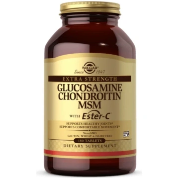 SOLGAR īpaši stiprs glikozamīns, hondroitīns, MSM