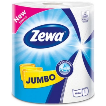 Papīra dvielis ZEWA JUMBO 2-slāņu