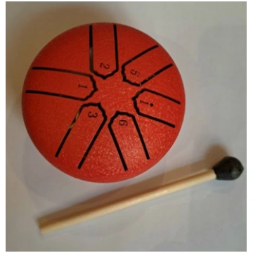 Bungas, Metāla bungas, Zvanga, Zvongo zv/4inch/red