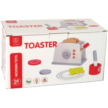 Wooden Toaster Breakfast Accessories Knob For Kids