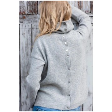 Button back sweater/S Pappus store