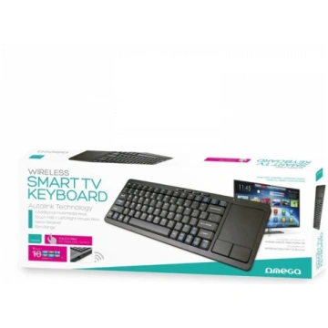 OMEGA OKB004B Bezvadu Klaviatūra ar iebuvētu Touch