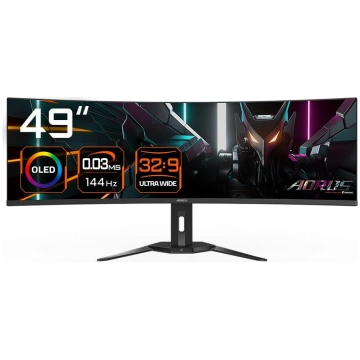 Aorus oled 49" co49dq 144hz monitors GIGABYTE