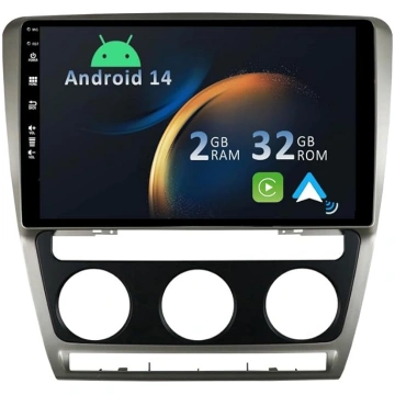 Android 13 Auto radio priekš Skoda Octavia 2 (2007