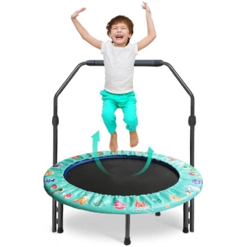 36"" bērnu mini batuts saliekamais fitnesa atlēts 