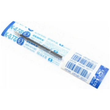 Lodīšu serdenis ZEBRA K 0.7mm zila tinte 200-00830