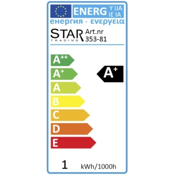 LED Spuldze E14 2100K 30lm 0,3W 3,8x12,5cm 353-81 