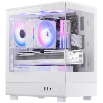 darkFlash Micro ATX PC korpuss, ar 3 PWM ARGB vent
