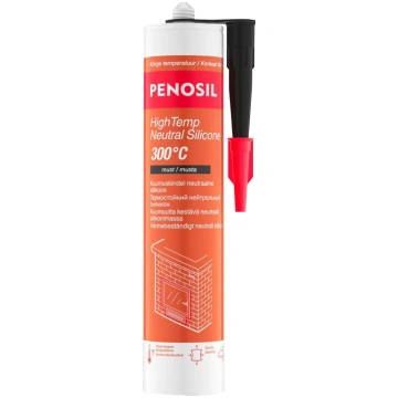 Silikons Penosil 300°C, 300 ml, melna krās