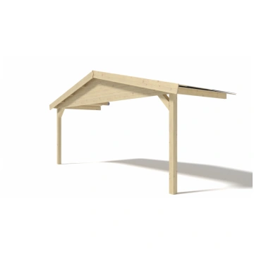 Veranda Frontale 500x200cm per CASETTA CAMILLA