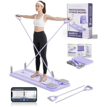 Pilates dēlis ar automātisku atsitienu - salokāms