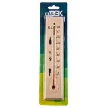 Besk Termometrs 9073032, 0° līdz +120°C, Koks, Pir