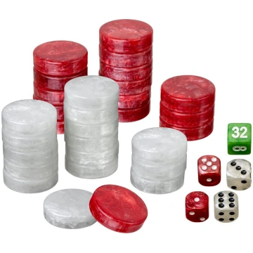 Philos galda spēles Backgammon kauliņu komplekts L
