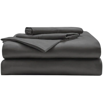 Miracle Made® Luxury Cooling Flat Sheets Charcoal 