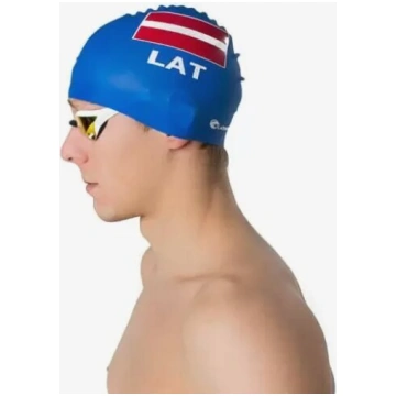 Peldēšanas cepure Latswim Suede, zila