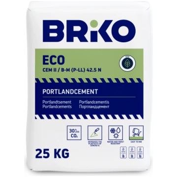 Pelēks cements Briko, 42.5 N, 25 kg