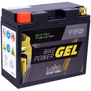 150 x 69 x 130 + - Intact Bike Power GEL 12V 10Ah(