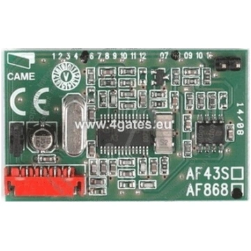 CAME AF868 Radio plate spraužama 868Mhz