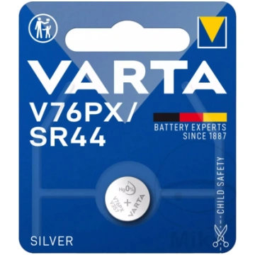 Baterija V76PX/SR44 Electronics Silver 1.55V VARTA