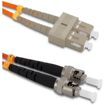 Qoltec Patchcord fiber optic SC/UPC - ST/UPC | Mul