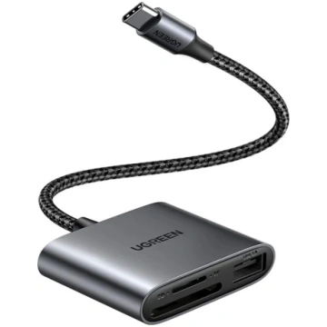 UGREEN CM387 USB-C Card Reader, USB-A (OTG) - SD -