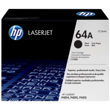 HP Cartridge No. 64A 64A 64A Black Schwarz (CC364A
