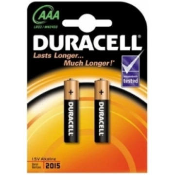 Baterijas Duracell AAA Alkaline 2pack (50003940771
