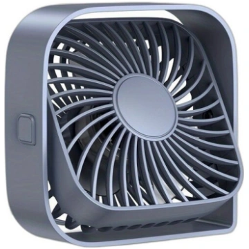 Pārnēsājamais USB galda ventilators ar 3 ātrumiem.