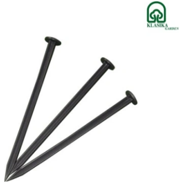 Plastmasas naglas zāliena apmalei 25 cm (50 gab./i