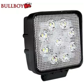 LED darba lukturis 27W 9-32V, 9×3W LED, 1700lm BUL