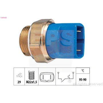 EPS 1-850-032 - Termoslēdzis, Radiatora ventilator
