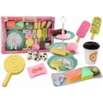 LEAN Toys Confectionery Cafe Set Sweets Figurines 