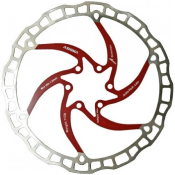 Ashima AiRoTor ARO-08 disku bremžu rotors | Sarkan