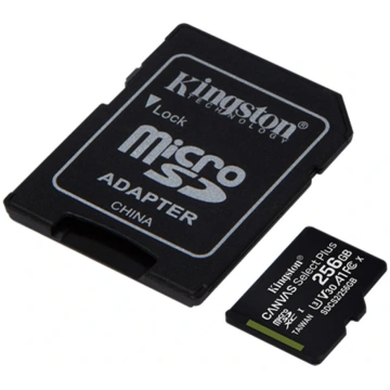 Kingston Canvas Select Plus MicroSDXC 256GB + SD-A