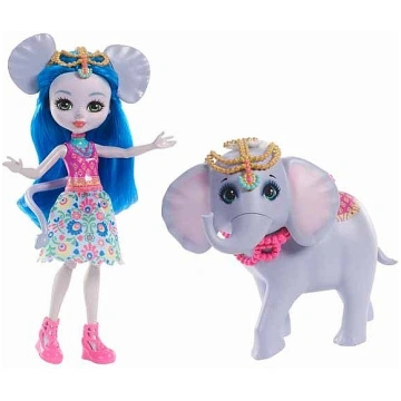 Enchantimals Ekaterina Elephant lelle ar ziloni, F