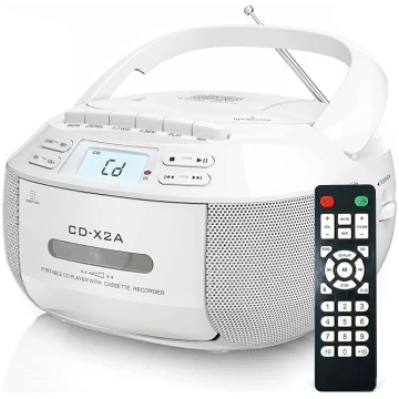 Greadio portatīvais CD atskaņotājs, Boombox kasešu