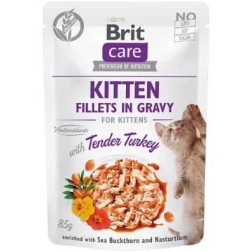 Mitrā kaķu barība Brit Care Kitten Tender Turkey, 