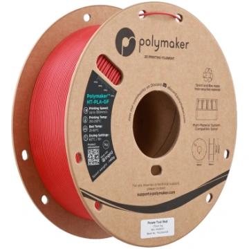 Polymaker HT-PLA-GF 1.75mm 1kg - Power Tool Red PR