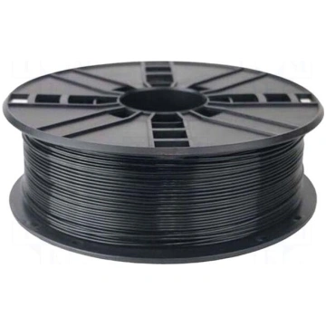 Filament: PLA | 1.75mm | black | 190÷220°C | 200g 