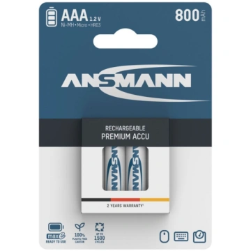 Ansmann maxE NiMH uzlādējama baterija Micro AAA 80