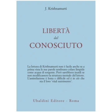 Libertà dal Conosciuto - Libro