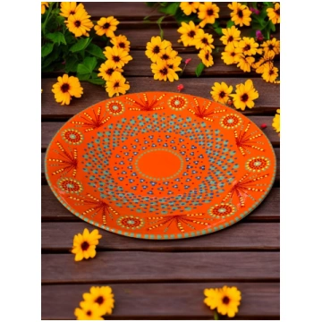 Orange Flower Potterswork