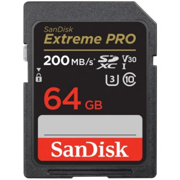 SANDISK Extreme PRO 64GB SDXC Memory Card + 2 year