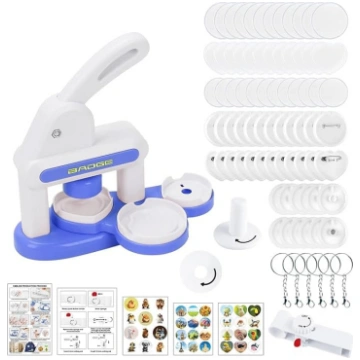 Longzhuo Badge Maker Machine Button Maker Kit Pin 