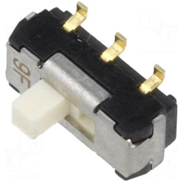 Switch: slide | Pos: 2 | DPDT | 0.2A/12VDC | ON-ON