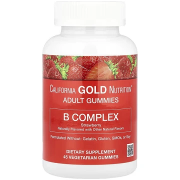 California Gold Nutrition, B Complex Gummies with 