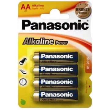 Vienreizēja lietojuma alkalīna AA baterija Panason